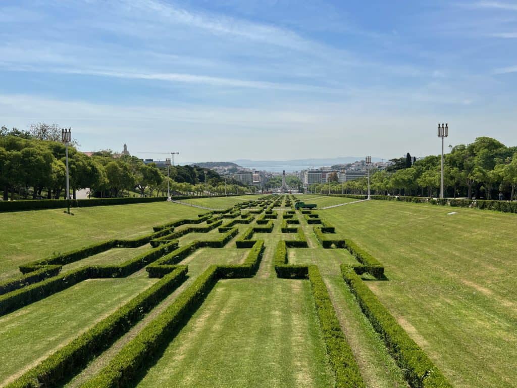 Parque Eduardo Vii - Lisbon Portugul from a Cruise Ship
