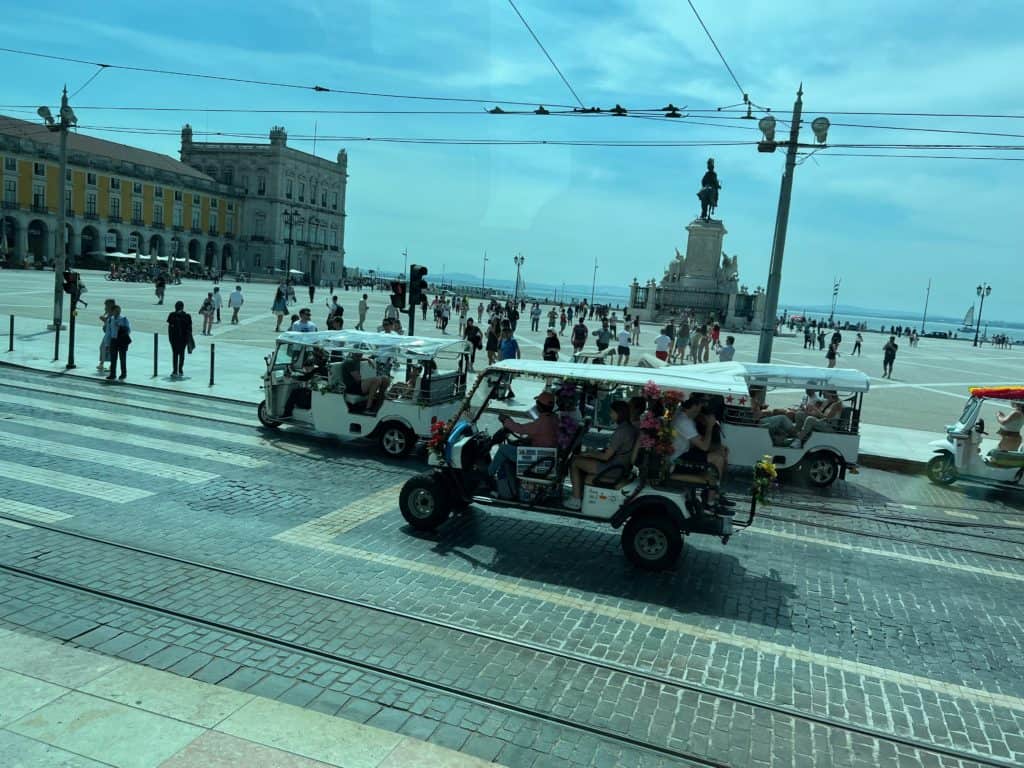 Tuk Tuk Tours - Lisbon Portugul from a Cruise Ship