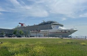 Carnival Pride Lisbon Port - Lisbon Portugul from a Cruise Ship