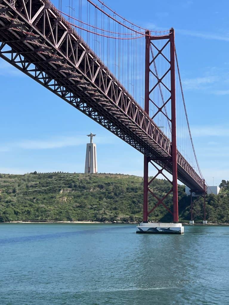 Ponte 25 de Abril - Lisbon Portugul from a Cruise Ship