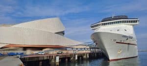 Port of Leixoes Cruise Terminal - Porta Portugal from a Cruise Ship
