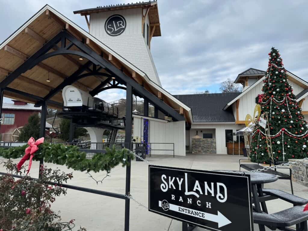 Entrance to the Skyland Ranch in Seiverville, TN