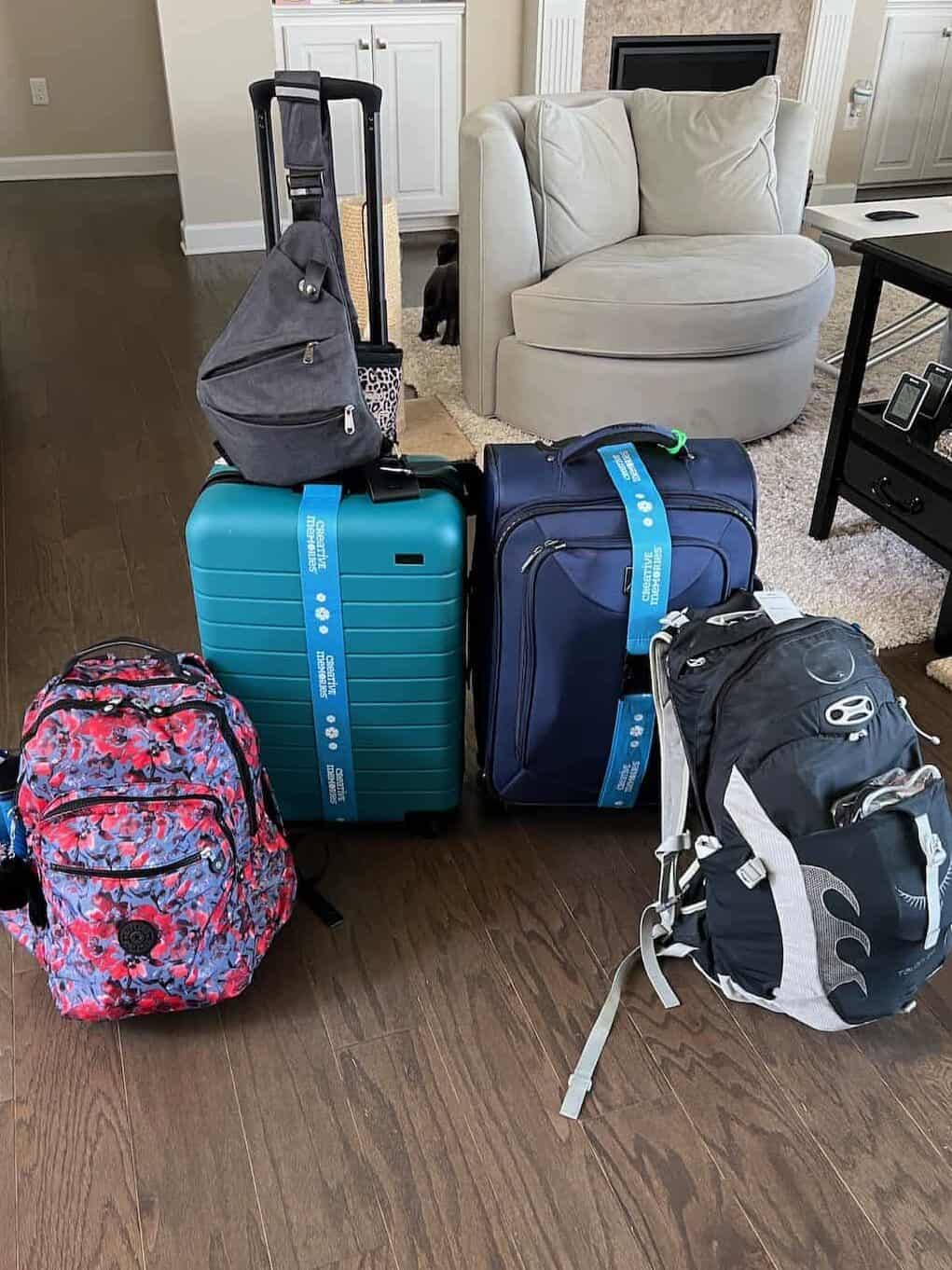 South Africa Packing List - Suitcases and Backpacks