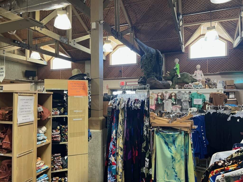 Gift shop at Kualoa Ranch