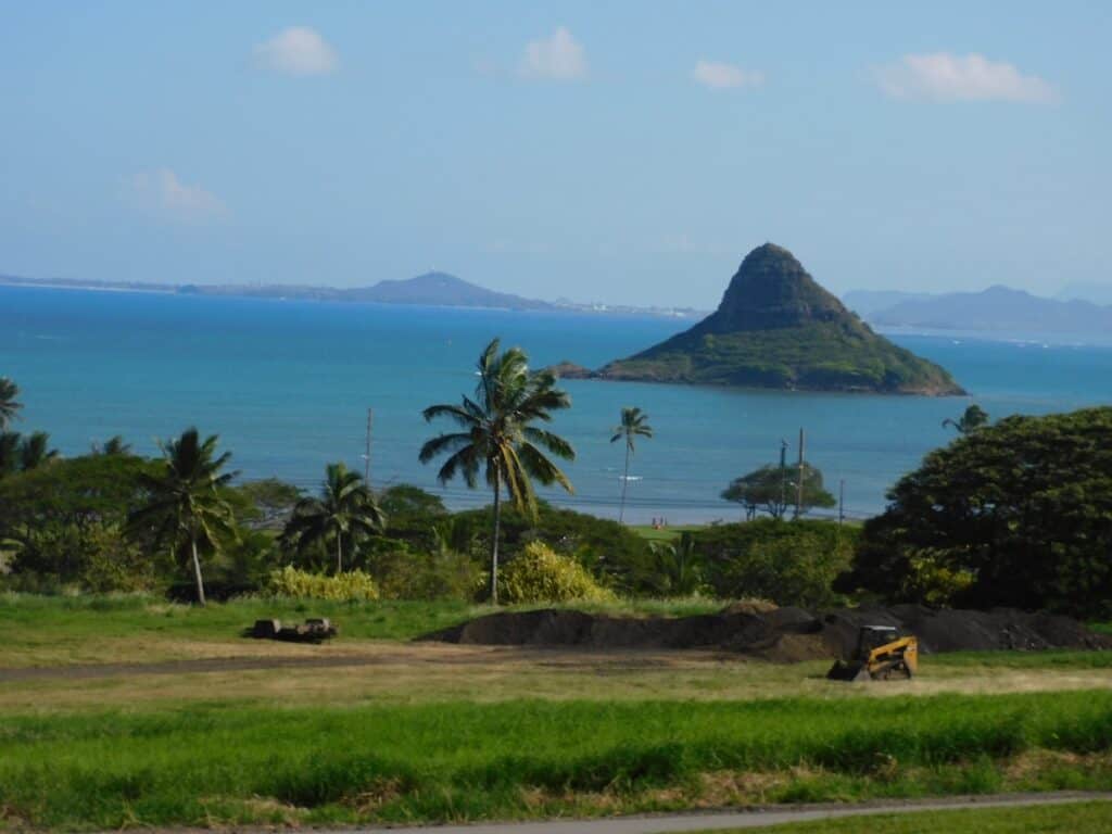 Chinaman's Hat from Kualoa Beach Park