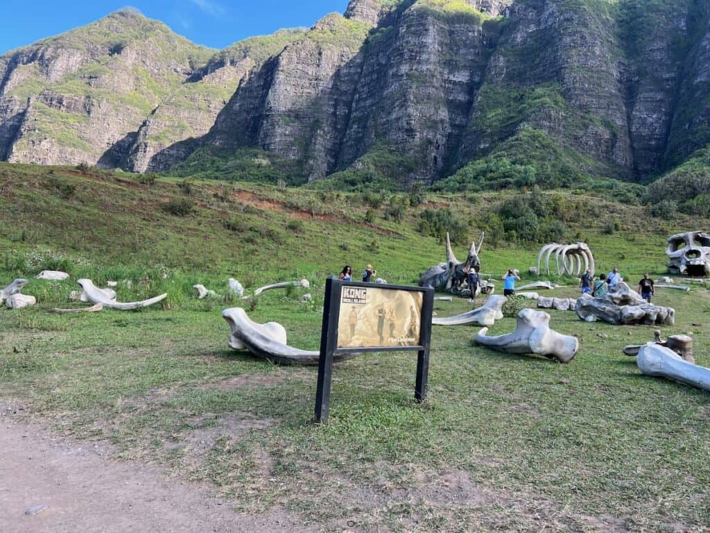 Bone yard at Kualoa Ranch on the Hollywood Movie Site Tour