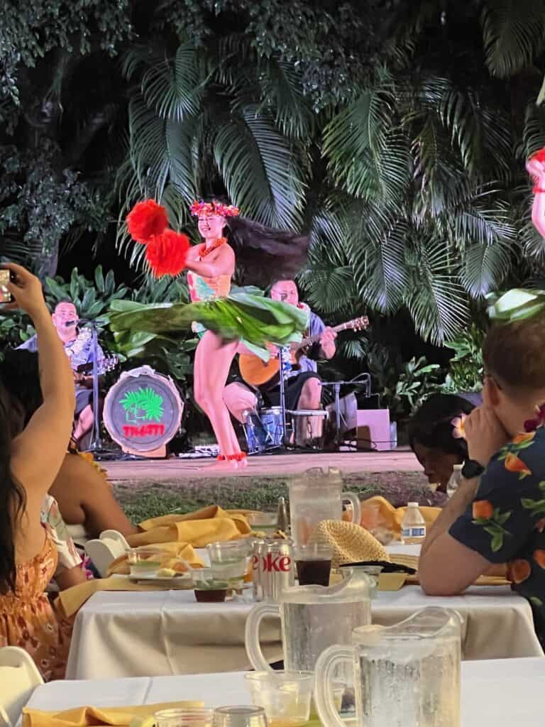 Hulu Dancer at Luau