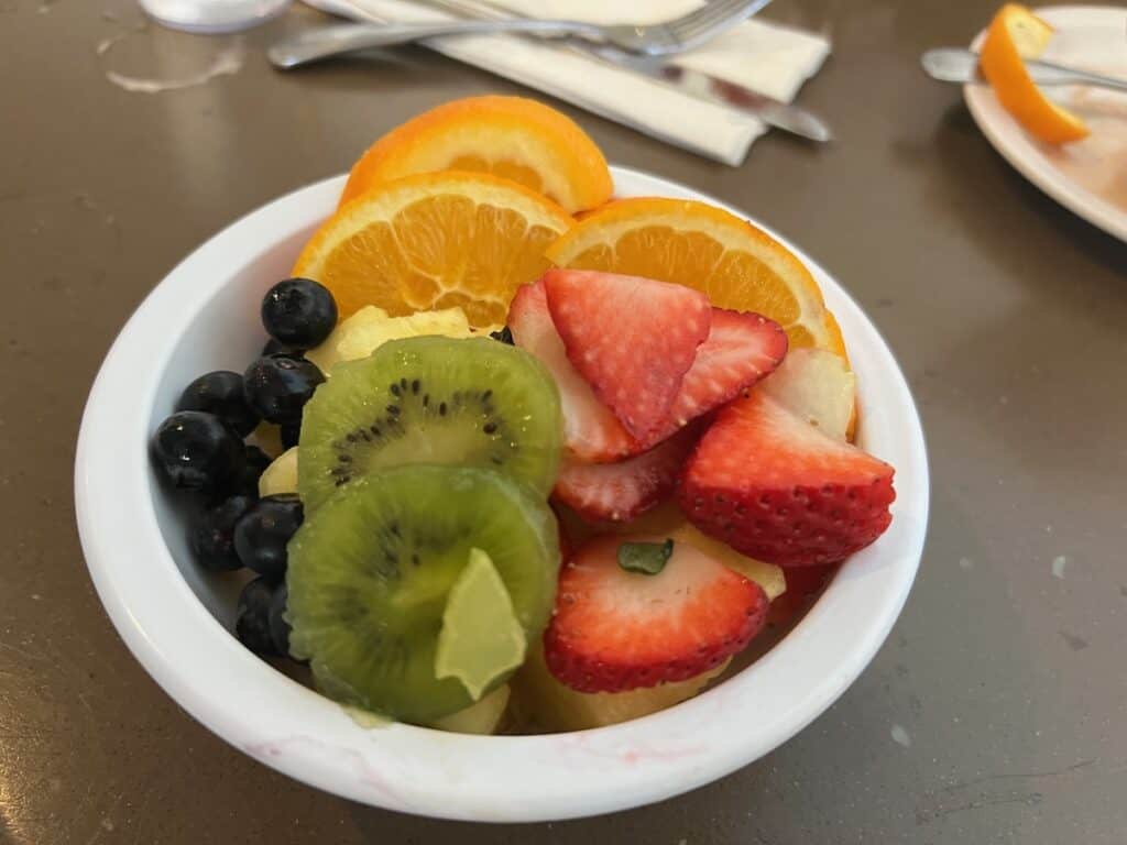 Breakfast fruit Acai Bowl