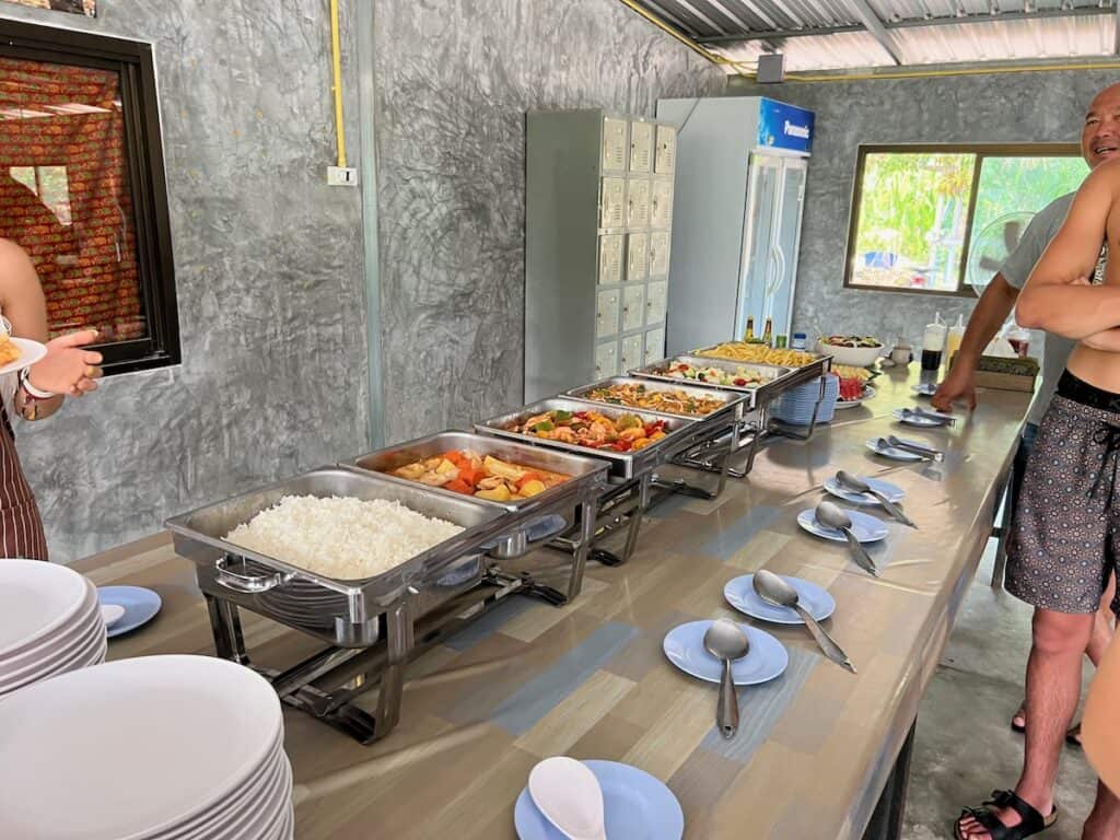 Buffet Lunch at the Elephant Jungle Sanctuary