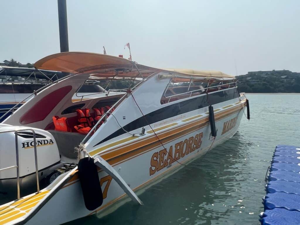 Speedboat for Phi Phi Tour