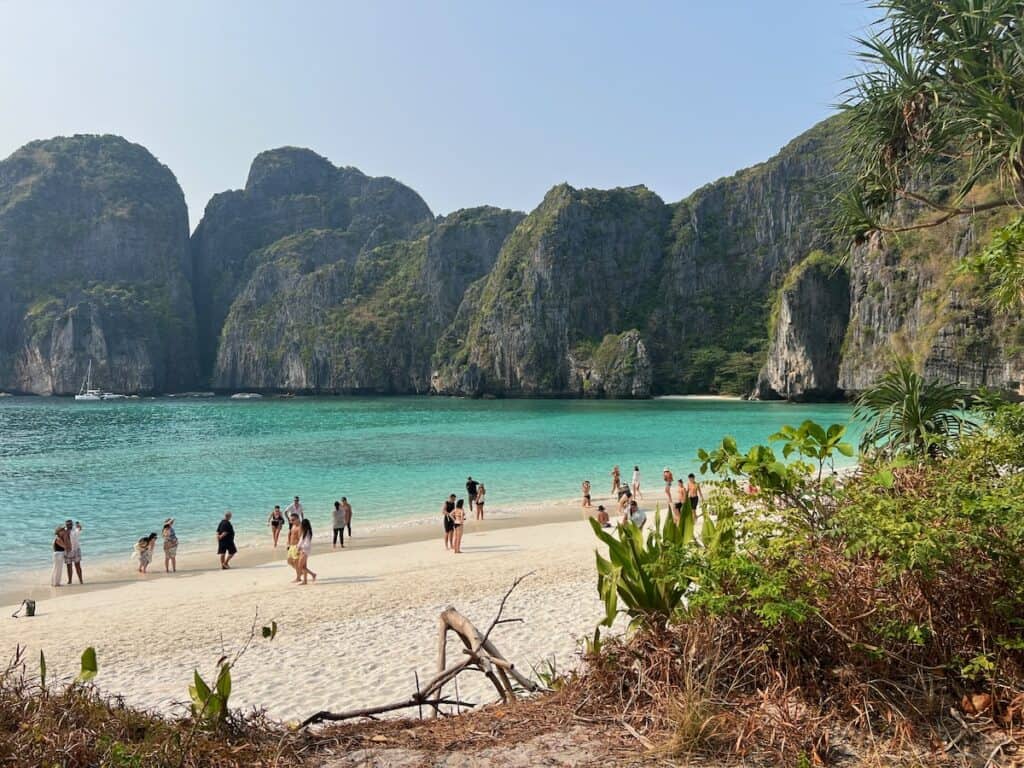 Maya Bay in the Phi Phi Islands