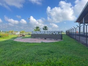 Sandakan Airport Sign for Things to Do in Sandakan