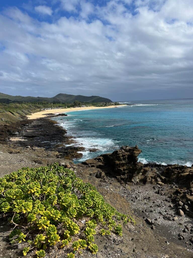 Beach on Oahu you can see when you drive around Oahu