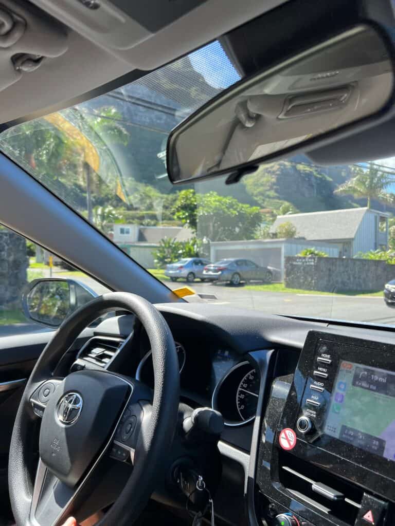 Driving around Oahu
