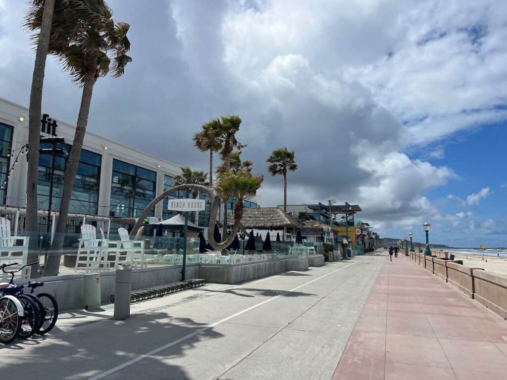 Boardwalk at Mission Beach San Diego
