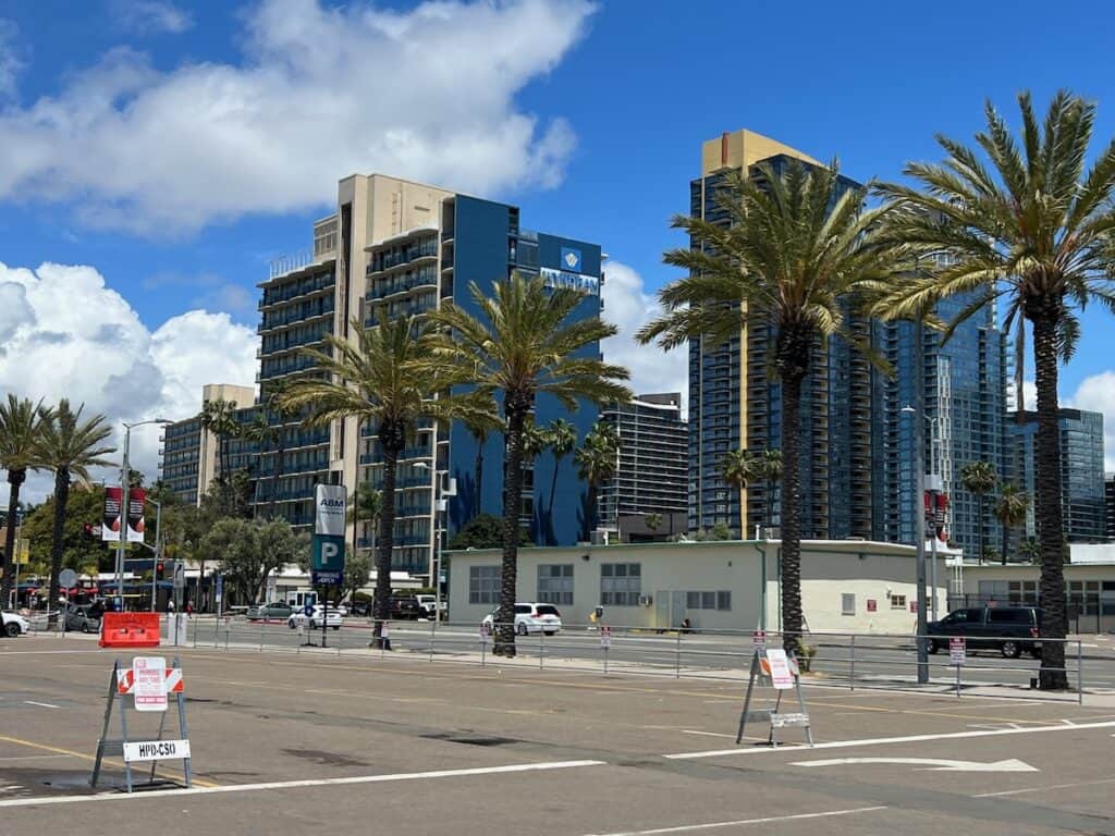 Wyndam San Diego Bayside - across from the San Diego Cruise Terminal