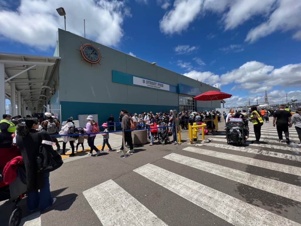 Front of the San Diego Cruise Port Terminal
