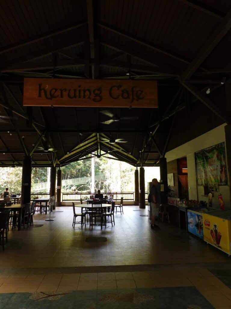 Keruing Cafe at the Rainforest Discovery Center