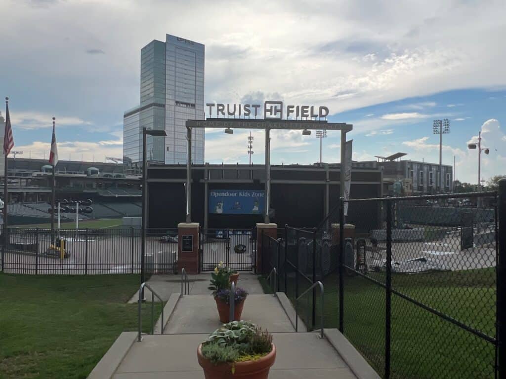 Truist Field in Charlotte NC Home of the baseball team