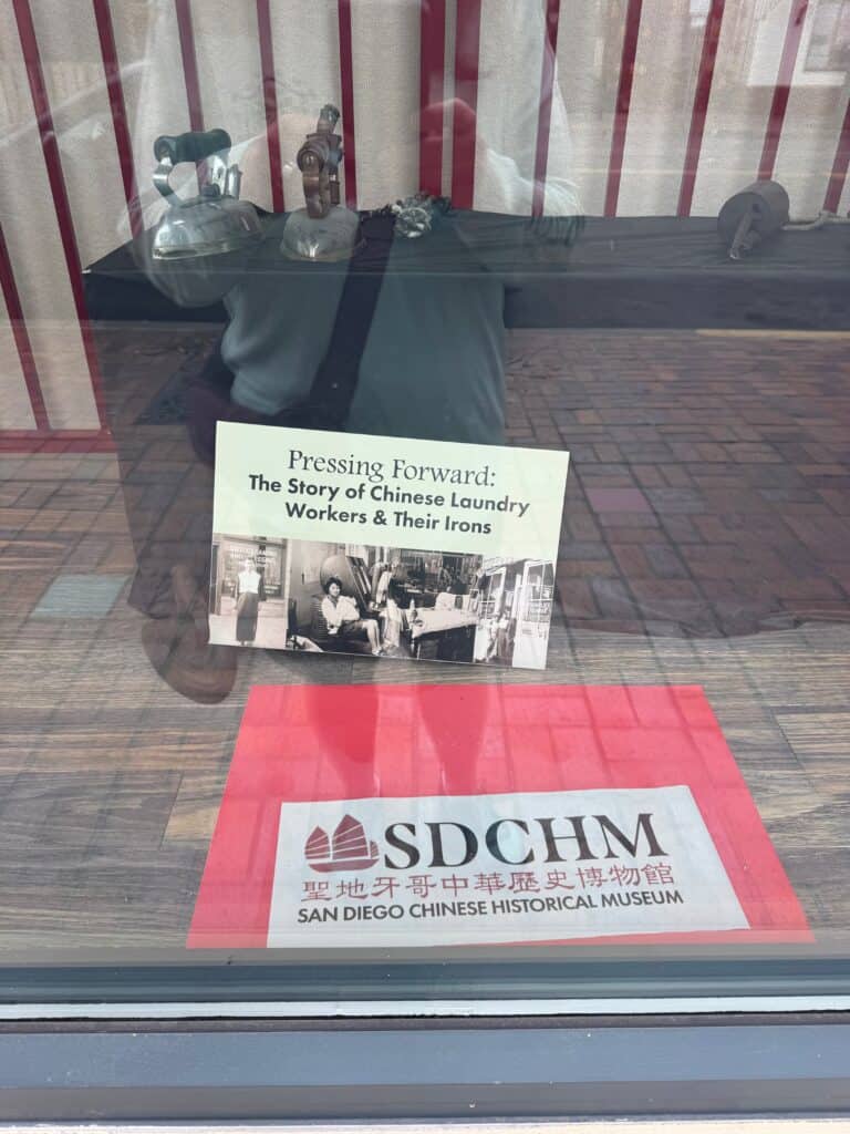 Display at Chinatown Historical Museum
