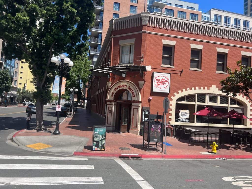 Old Spaghetti Factory near chinatown