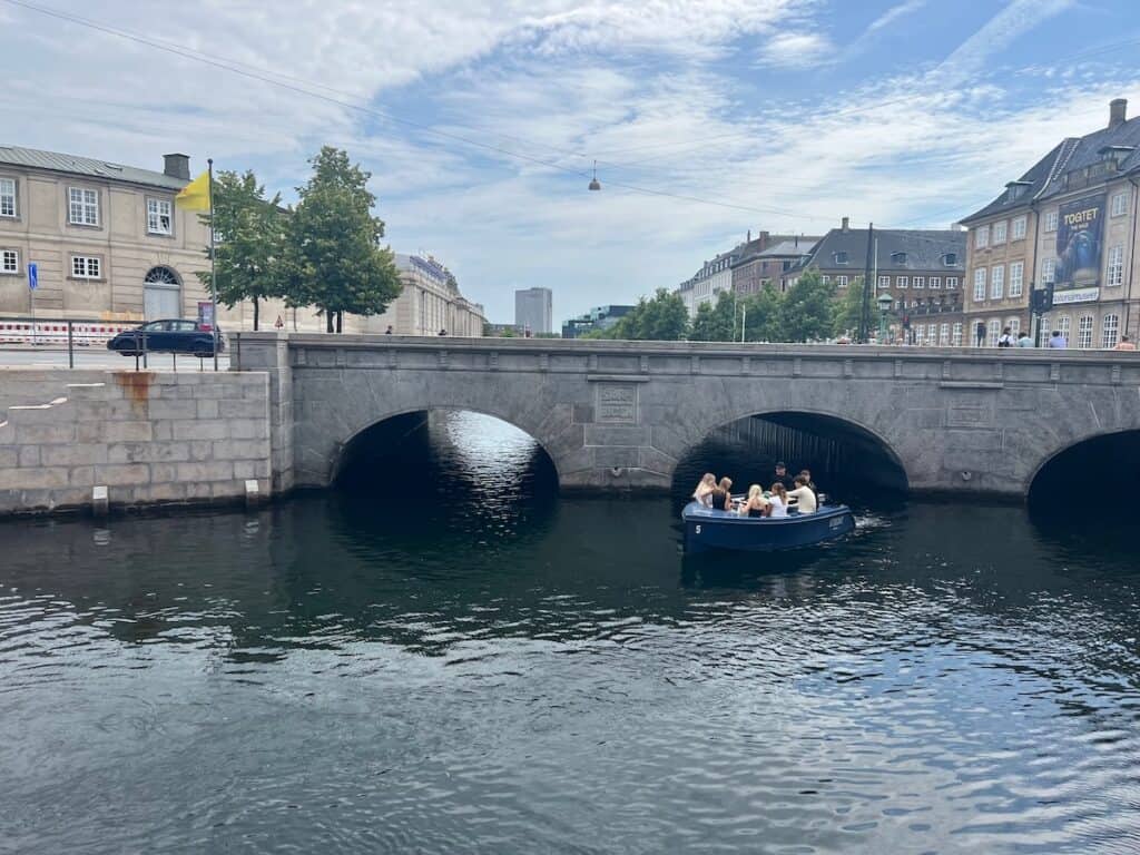 Canal Boat Tour in Copenhagen Denmark