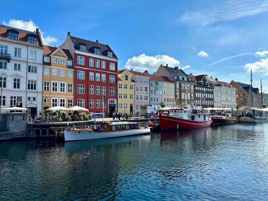 Nylhavn Waterway in Copenhagen Denmark