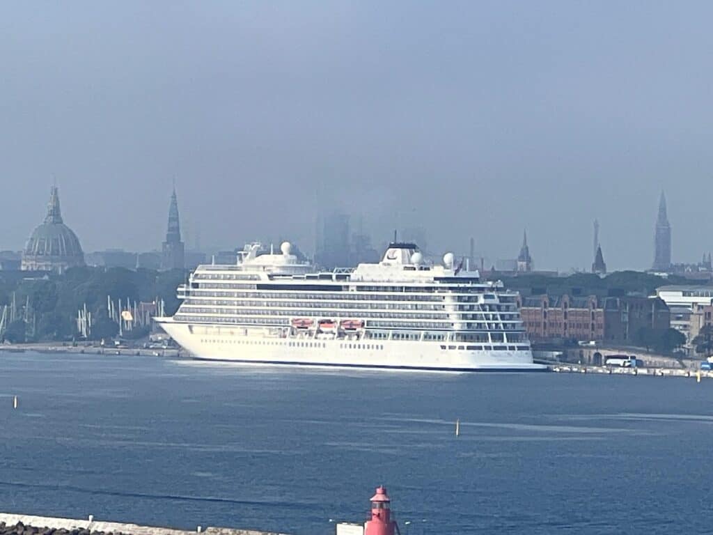 Cruise Ship an Langelinie Cruise Port Terminal in Copenhagen