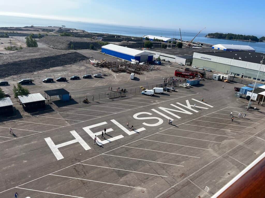 Cruise Ship terminal at Helsinki Port