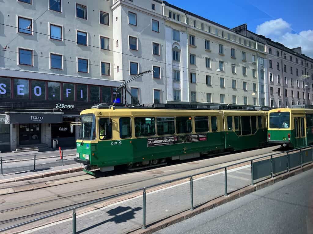 Tram in Helsinki