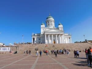 Luthern Cathedral in Helsinki Finland