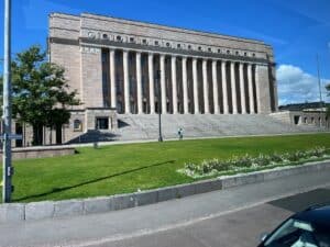 Parliment Building in Helsinki Finland