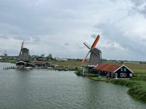 Zaanse Schans Windmill close to Amsterdam