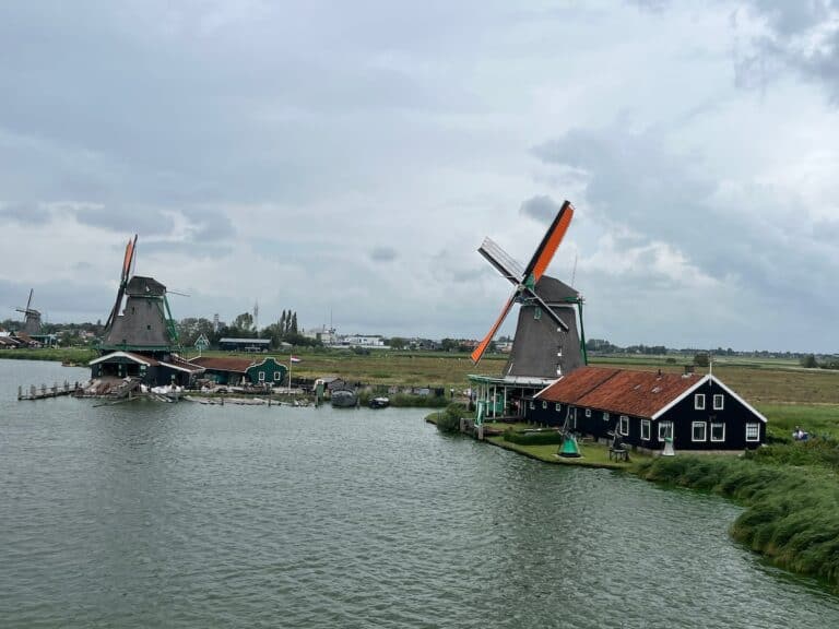Zaanse Schans Windmill close to Amsterdam