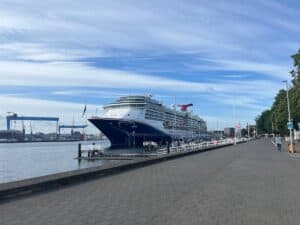 Carnival Cruise Ship Pride at the Kiel Cruise Port