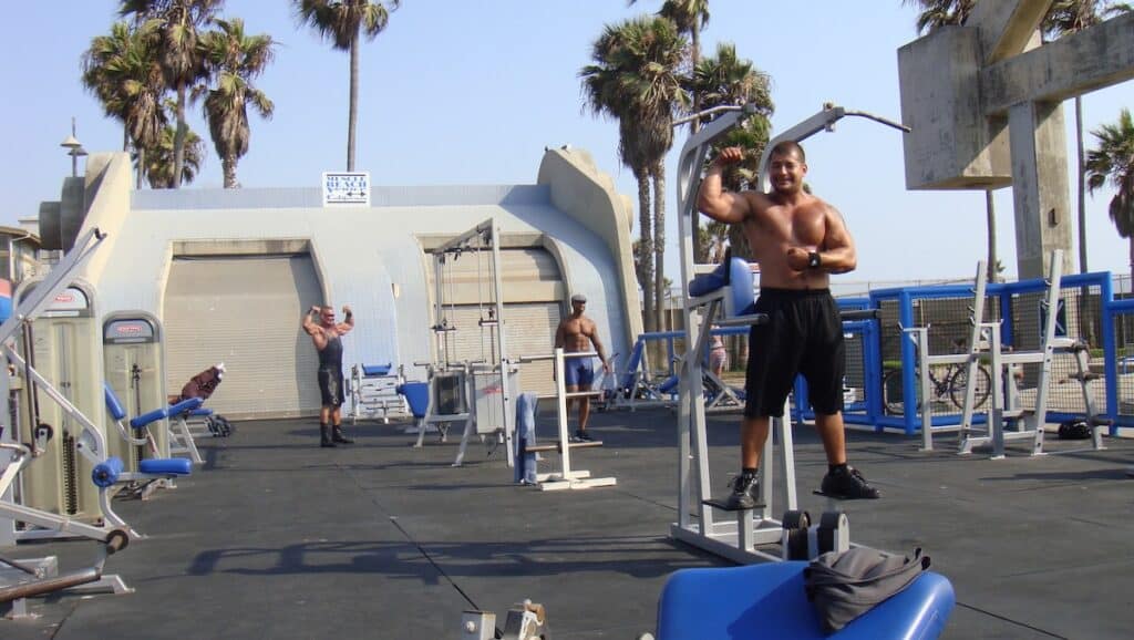 Body Builders at Venice Beach