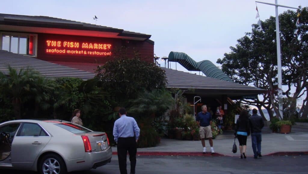 Fish Market in San Diego Harbor area next to the MidWau
