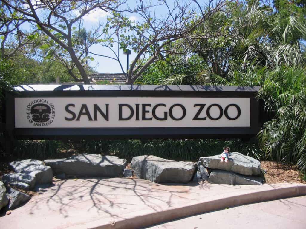 San Diego Zoo Sign