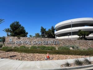 San Deigo Airport Car Rental Center located near the airport