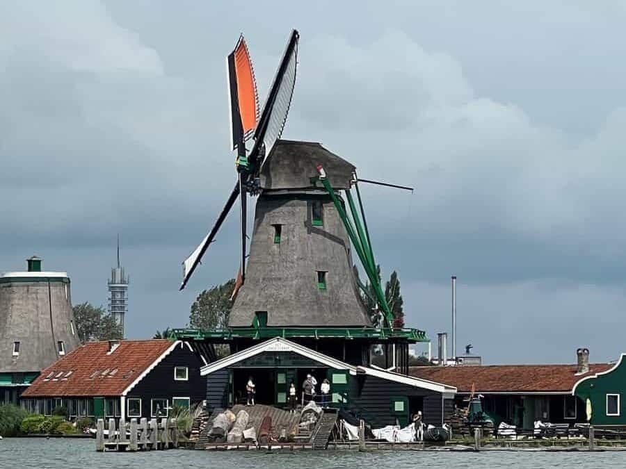 Windmills at Zaanse Schans outside of Amsterdam