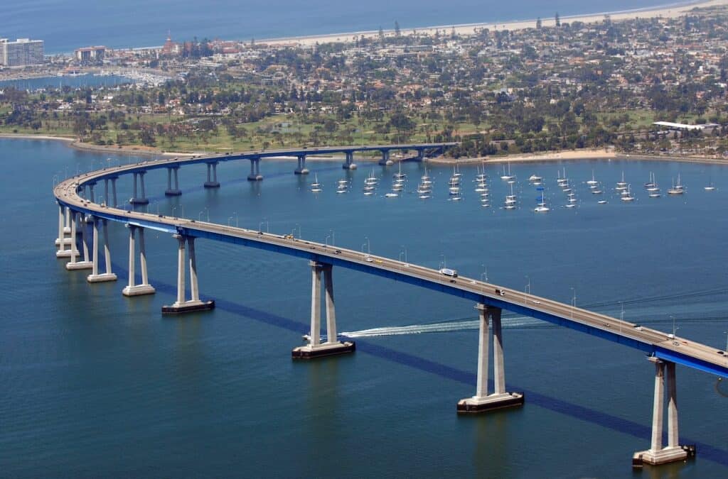 Coronado Bridge in San Diego