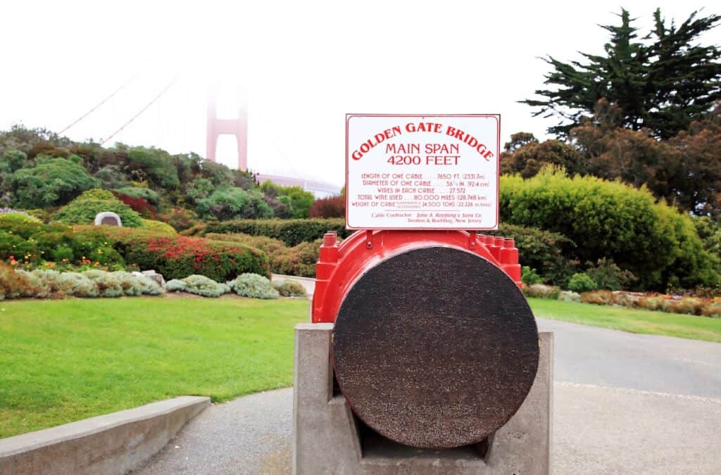 Golden Gate Bridge Park in San Francisco USA
