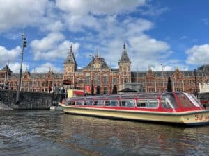 City Canal Cruise boat in Amsterdam