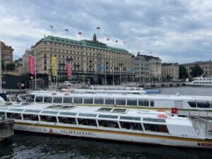 Cruise Tour Boat in Stockholm Sweden
