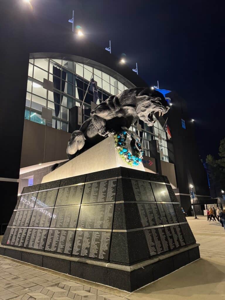 Bank of America Stadium in Charlotte NC