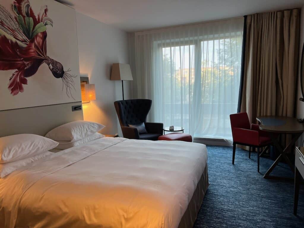 King Room at the Hyatt Regency on the Club level