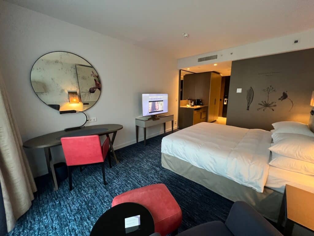 King Room at the Hyatt Regency on the Club level