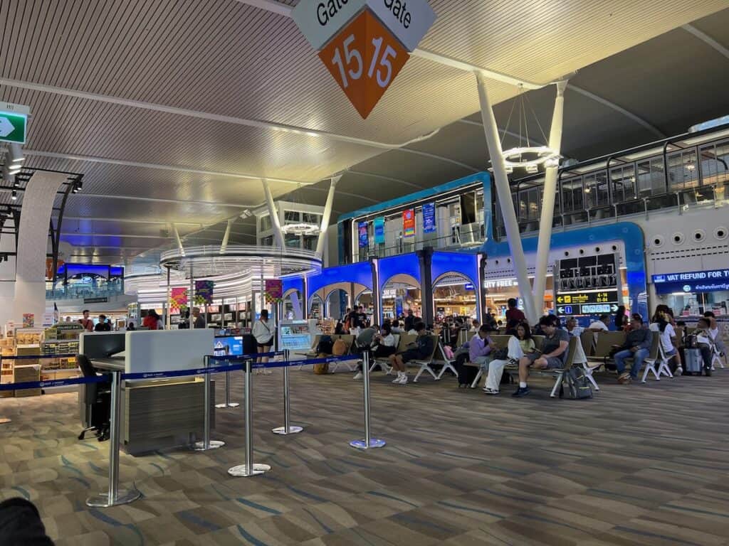 Gates at the Phuket Airport in Thailand
