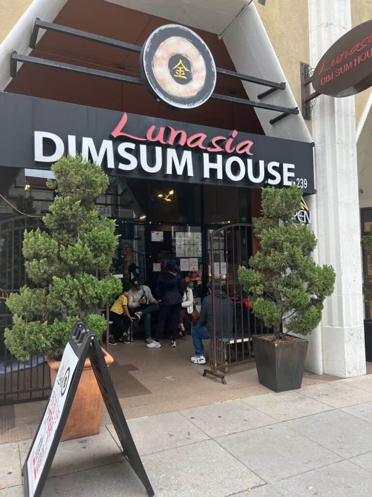 Lumasia dim sum restaurant located on colorado blvd. Get on the waiting list online