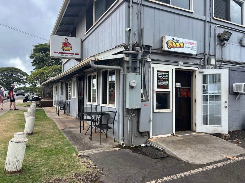 Papis Ohanas place of business in Kaanapali Maui